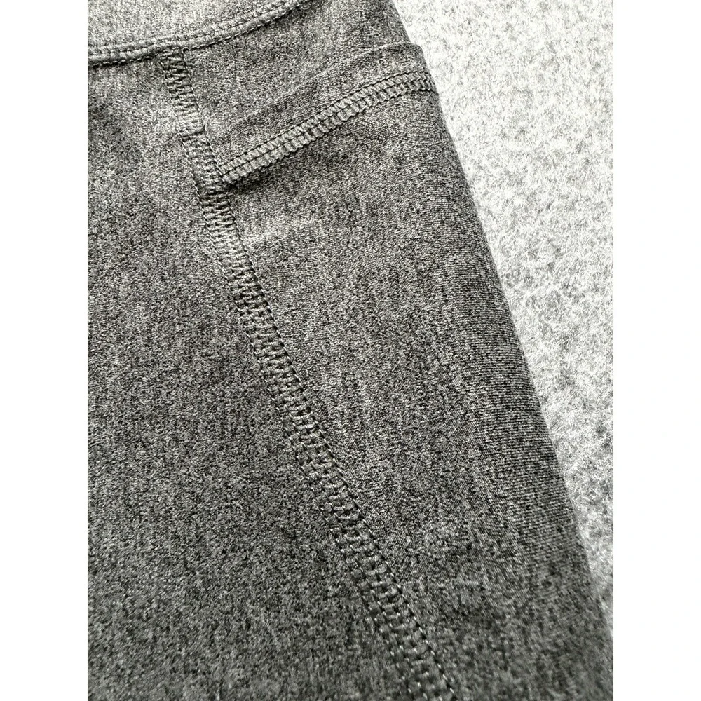 Old Navy Women's High-Rise Go-Dry Athletic Leggings Pockets Cropped Gray Size L
